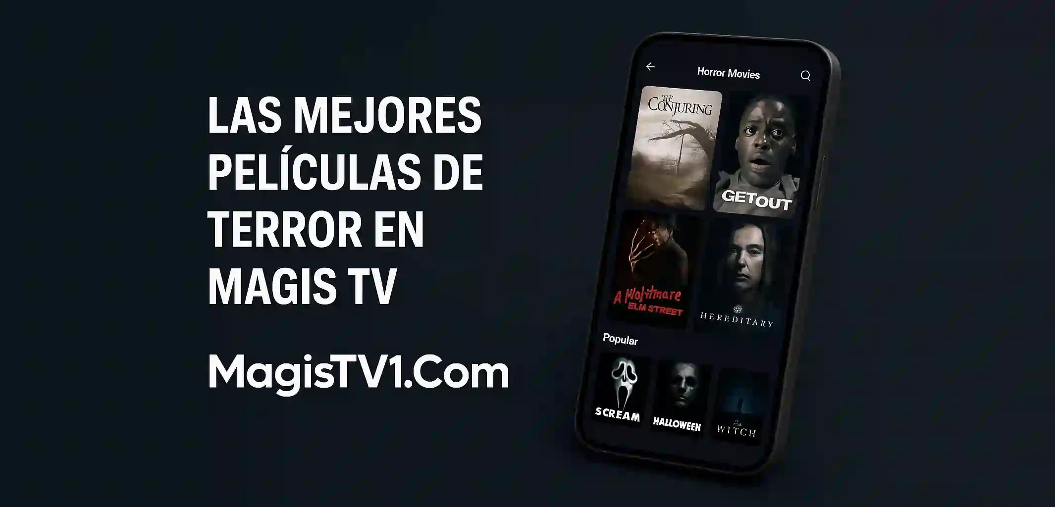 Las mejores películas de terror en Magis TV